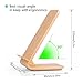 Wood Wireless Charger,Itian 2-Coil Wireless Charger A8W for iPhone 8 iPhone 8 Plus iPhone X at Regular Wireless Charging,Fast Wireless Charging for Samsung Note 9 S9 Plus Note8,S8,S8+(No Adapter)