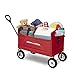 Radio Flyer Stroller Wagon for Kids and Cargo, All-Terrain Wagon with Rubber Tires, Red