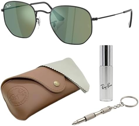 Amazon.com: Ray-Ban RB3548N Hexagonal Flat Lens Hexagonal