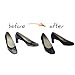 ShoeRescue All-Natural Cleaning Wipes for Leather and Suede Shoes. Remove Surface Stains & Grime. Box of 10 Individually Wrapped Wipes.