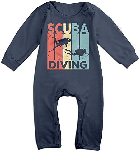 GOOD BBBaby Baby Infant Girls Printed Scuba Diving Vintage Romper Jumpsuit Bodysuit