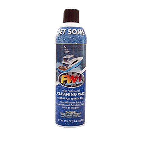 FW1 Marine Boat Wash & Wax Waterless Cleaning Polish with Carnauba (1 Pack)