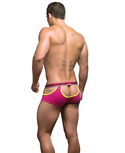 Almost Naked Dare Boxer, Fuchsia, Medium - Thumbnail 3