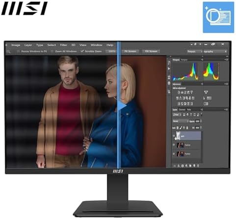 PRO MP273Q E14 Monitor 27" WQHD 2560×1440, Pannello IPS, 144 Hz, 1 ms, Adaptive-Sync, Tecnologia Eye Care, Altoparlanti Integrati, HDMI 2.0b, DisplayPort 1.2a, Design Senza Cornice, Montaggio Vesa