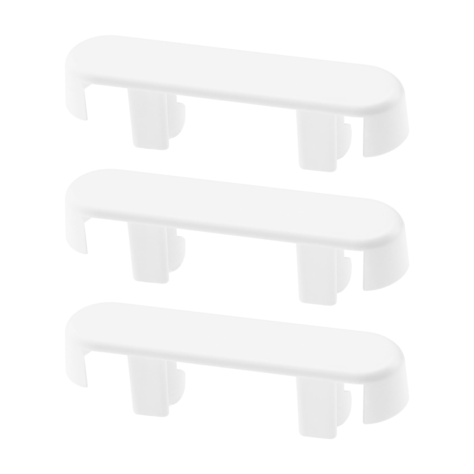 The Lord of the Tools 20PCS Window Drainage Cover Caps Replacement Weep Hole Covers Plastic for UPVC Windows Accessories 39.5 x 10 x 6.5mm White