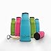 Bottle Insulator - Premium Set Of 6 Colored Insulated Beer Bottle Zipper Coolies - Collapsible Extra Thick Neoprene Bottle Coolers By Trendy Bartender - Keep Your Drinks Chilled