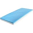 FoamRush 4" x 24" x 48" Gel Memory Foam Bench Cushion Replacement Medium Firm (Upholstery Foam, Rubber Padding, Seat Replacement, Upholstery Sheet, Couch, Sofa Cushion, Mattress) Made in USA