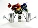 AIATE Set of 3 1 Qt Galvanized Watering Cans for Gardening or Floral Arrangements