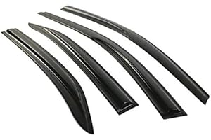 TORCIA Tape On Window Visors Fits for 2007-2011 Toyota Camry, Side Auto Window Wind Deflectors, Ventshade, Rain Guards for Cars/Trucks