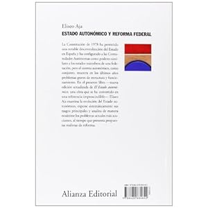 Estado autonómico y reforma federal / Autonomous state and federal reform (Spanish Edition)