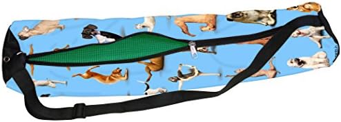 Hakoba Printed Yoga Mat Cover Breathable Poly canvas Fabric Size : 7.5 x 27 inch (D-531)