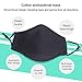 Worglo Mask,5 pcs Washable Cotton PM2.5 Mouth Mask with 5 pcs Activated Carbon Filter Adjustable Reusable Windproof Face Masks