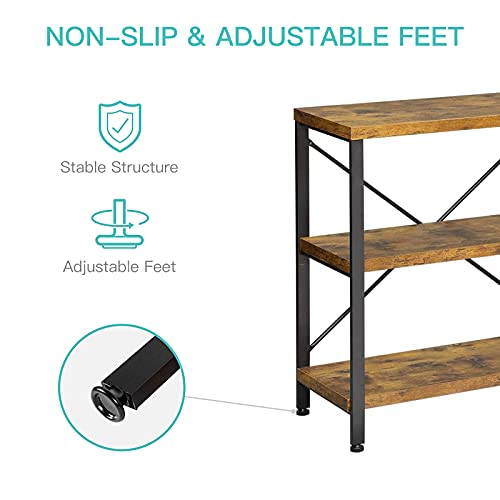 QEEIG Farmhouse Console Table 55" Extra Long Sofa Tables for Entryway