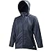 Helly Hansen Women's Voss Windproof Waterproof Rain Jacket, Classic Navy, Large