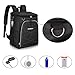 PENGDA Insulated Cooler Backpack Leakproof Soft Cooler Bag Lightweight Backpack for Lunch Picnic Hiking Camping Beach Park Day Trips (25Can, Black)