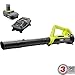 RYOBI ONE+ 90 MPH 200 CFM 18-Volt Lithium-Ion Cordless Leaf Blower - 2.0 Ah Certified RECONDITIONED