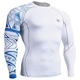 Fixgear Mens Womens Cycling Skin Tight Under Long Sleeve Base Layer T Shirt S~4XL