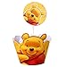 BETOP HOUSE Set of 1 Dozen Winnie the Pooh Cupcake Mufiin Wrappers Toppers Kit for Kids Themed Birthday Party Baby Shower