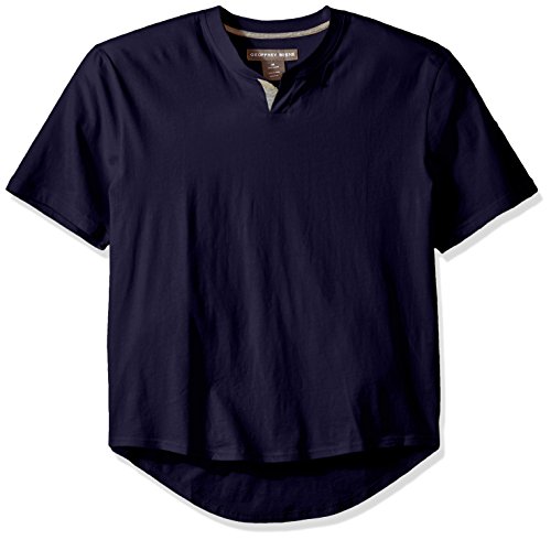 Geoffrey beene men s jersey knit sleep shirt, navy, sma…
