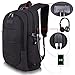 Travel Laptop Backpack Water Resistant Anti-Theft Bag with USB Charging Port and Lock 14/15.6 Inch Computer Business Backpacks for Women Men College School Student Gift,Bookbag Casual Hiking Daypack primary