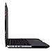 HDE Plastic Hard Shell Case and Keyboard Cover for MacBook Pro 13 with Retina Display (Models: A1425/A1502), Black Flowers