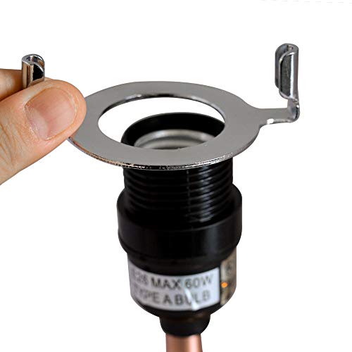 8" Tootoo Star Lamp Harp Holder and Europe E27 Light Base UNO Fitter