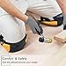 BESKAR Pro Flooring Knee Pads with Heavy Duty Foam Padding and No-slip Leather Stabilizers, Durable Straps & Adjustable Easy-Fix Clips, Kneepads for Work, Construction,Gardening, Cleaning & Roofing