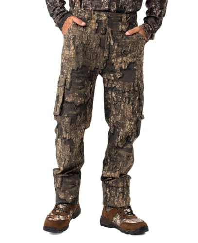Realtree Men's Timber Camo Hunting Pants, Durable