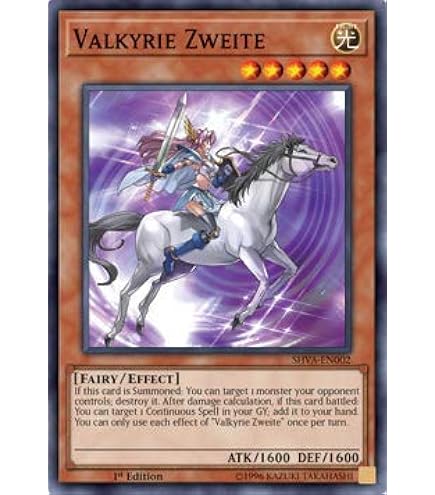 Amazon.com: Yu-Gi-Oh! - Valkyrie Erste - SHVA-EN003 - Super