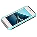 BAROX Fashion Cute Armor Case for iPhone 5 5S (Light Blue + Grey)