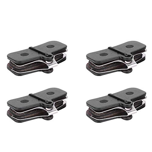 Alomejor 4 Pairs Bicycle Brake Parts Resin Semi Metal Bicycle Disc Brake Pad for Saint M810, M820, ZEE M640