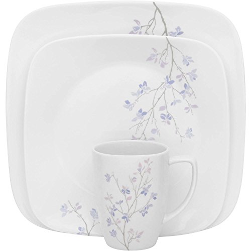 Corelle Square 32Piece Dinnerware Set, Jacaranda, Service for 8 Buy