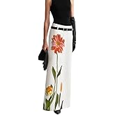 Women's Long Maxi Skirt, Elegant High Waist H Line Long Straight Split Maxi Skirts for Women, Casual Floor Pencil Skirt