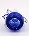 MFHX Handcrafted Glass items, replace bowl, male adapter, 14mm / 18mm (14mm, Blue)