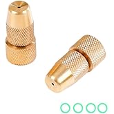 Aimela Brass Atomizing Nozzle, 2 Pack, Adjustable Mist &amp; Stream Modes, Compatible with Backpack &amp; Garden Sprayers, Replacement Part for Lawn, Garden, Farm Use