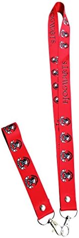 Harry Potter Red Badge Lanyard 0.98 Inch Wide Hogwarts Lanyards for Security badges,ID's,keys,etc