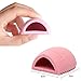 JASSINS Makeup Brush Cleaning Tool/Cosmetic Brush Washing Silicone Egg for Makeup Brushes (Pink+Lake Green)