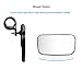 Sporthfish Adjustable UTV Clear Rear View Center Mirror, Center/Side Mirror High Impact ABS Housing with Shatter-Proof Tempered Glass Mirror