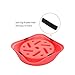 HSpet-HOME Dog Bowls Slow Feeder Fun Interactive Anti-Choke Pet Bowl Non-Slip Drink Water Bowl Healthy Food Bowl Bloat Stop Happy Foraging Bowl (Red)