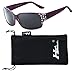 Polarized Sunglasses for Women - Premium Fashion Sunglasses - HZ Series Diamante Womens Designer Sunglasses
