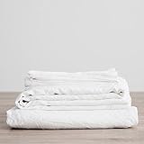 Merryfeel Luxurious 100% Pure French Linen Sheet Set - King