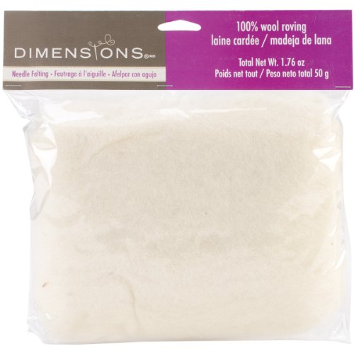 Dimensions roving roll, bulk white