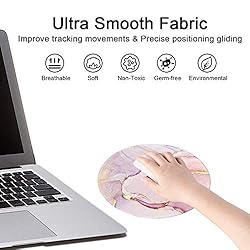 Mouse Pad,Anti Slip Rubber Round Mousepads Desktop