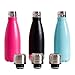 SHAREWIN Stainless Steel Water Bottle Vacuum Double Wall Cola Shape Leak Proof Drinking Bottle Travel Thermal Flask Perfect for Outdoor Hiking, Office, Sports - 12oz 14oz 17oz
