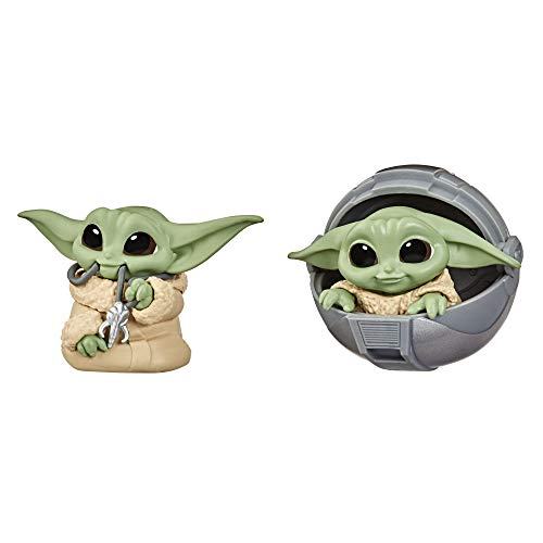 Hasbro Star Wars The Bounty Collection Series 2 The Child 5,5 cm großer Child Kinderwagen, Mandalorianer-Halskette…