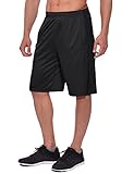 BALEAF Men's Athletic Basketball Shorts Training Workout Zipper Pockets