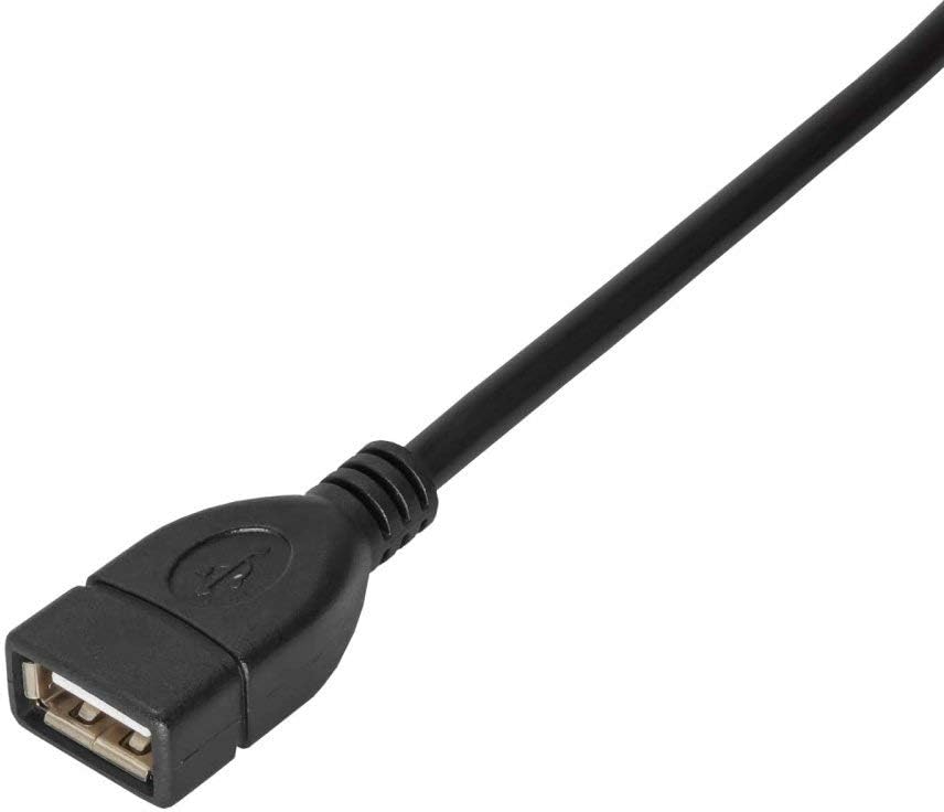 AKYGA AK-USB-23 USB A Female to A Male 2.0 Cable Extension Cable 15 cm, black, 0.15 m - Image 4