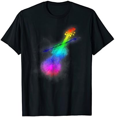 Colorful Happy Violin Cello Instrument T-Shirt