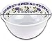 Asian Soup Spoons Bowls - Melamine White Chinese Spoon Pho Rice Miso Bowl 6 Set (GrapeVine, 6-inch Diameter)