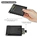 Vemingo Genuine Leather Men Wallets with Money Clip Minimalist RFID Blocking Credit Card Holder Slim Front Pocket Bifold Wallet, Black